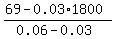 %2869+-+0.03%2A1800%29%2F%280.06-0.03%29
