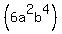 %286a%5E2b%5E4%29