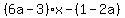 %286a-3%29x-%281-2a%29