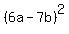 %286a-7b%29%5E2