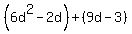 %286d%5E2-2d%29%2B%289d-3%29