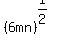 %286mn%29%5E%281%2F2%29