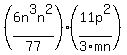 %286n%5E3n%5E2%2F77%29%2811p%5E2%2F3mn%29