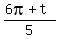 %286pi++%2B+t%29%2F+5%29
