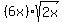 %286x%29+sqrt%282x%29