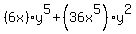 %286x%29y%5E5%2B%2836x%5E5%29y%5E2