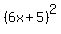 %286x%2B5%29%5E2