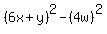 %286x%2By%29%5E2-%284w%29%5E2