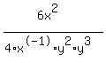 %286x%5E2%29%2F%284%2Ax%5E-1%2Ay%5E2%2Ay%5E3%29