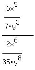 %286x%5E5%2F7y%5E3%29%2F%282x%5E6%2F35y%5E8%29