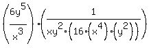 %286y%5E5%2Fx%5E3%29%2A%281%2Fxy%5E2%2816%28x%5E4%29%28y%5E2%29%29%29