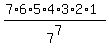 %287%2A6%2A5%2A4%2A3%2A2%2A1%29%2F7%5E7