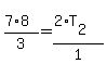 %287%2A8%29%2F3+=+%282%2AT%5B2%5D%29%2F1
