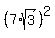 %287%2Asqrt%283%29%29%5E2