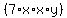 %287%2Ax%2Ax%2Ay%29