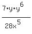 %287%2Ay%2Ay%5E6%29%2F%2828x%5E5%29