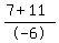 %287%2B11%29%2F-6