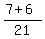 %287%2B6%29%2F21