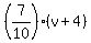 %287%2F10%29%28v%2B4%29