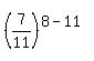 %287%2F11%29%5E%288-11%29