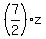 %287%2F2%29z
