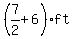 %287%2F2%2B6%29ft%29