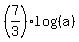%287%2F3%29%2Alog%28%28a%29%29