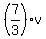 %287%2F3%29v