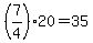 %287%2F4%2920=35