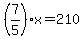 %287%2F5%29%2Ax=210