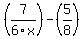 %287%2F6x%29-%285%2F8%29