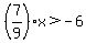 %287%2F9%29x+%3E+-6