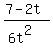 %287+++-++2t%29%2F%286t%5E2%29+