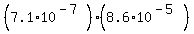 %287.1%2A10%5E%28-7%29%29%2A%288.6%2A10%5E%28-5%29%29