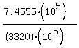 %287.4555%2810%5E5%29%29%2F%28%283320%29%2810%5E5%29%29