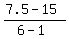 %287.5-15%29%2F%286-1%29