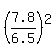 %287.8%2F6.5%29%5E2