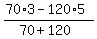 %2870%2A3-120%2A5%29%2F%2870%2B120%29