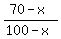 %2870-x%29%2F%28100-x%29