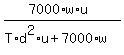 %287000%2Aw%2Au%29%2F%28T%2Ad%5E2%2Au+%2B+7000%2Aw%29