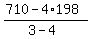 %28710+-+4%2A198%29%2F%283+-+4%29