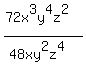 %2872x%5E3y%5E4z%5E2%29%2F%2848xy%5E2z%5E4%29