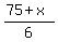 %2875%2Bx%29%2F6