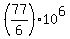 %2877%2F6%29%2A10%5E6