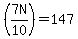 %287N%2F10%29+=+147