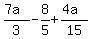 %287a%29%2F3+-+8%2F5+%2B+%284a%29%2F15