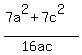 %287a%5E2+%2B+7c%5E2%29%2F%2816ac%29