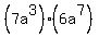 %287a%5E3%29%286a%5E7%29