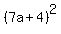 %287a+%2B+4%29%5E2
