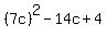 %287c%29%5E2+-+14c+%2B+4%29